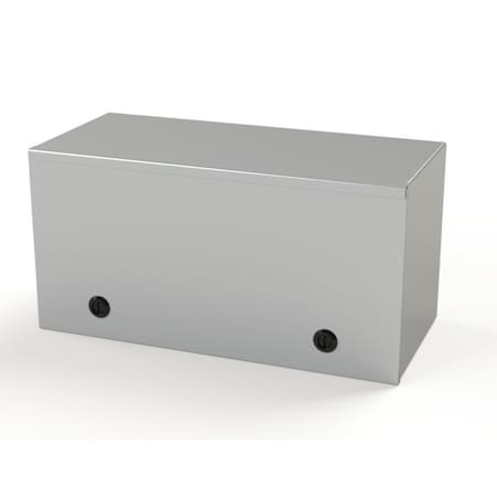 Saginaw Control & Engineering 1/4 Turn Latch Electrical Enclosures, 9 in H, 8 in D, 18 in W, NEMA 1, Carbon Steel SCE-L9N188LP